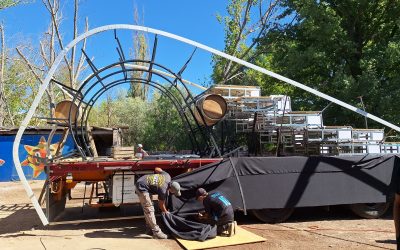 EL CARRO SANRAFAELINO PARA LA VÍA BLANCA Y EL CARRUSEL EMPRENDE VIAJE A MENDOZA