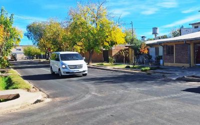 EL PLAN DE ASFALTO MUNCIPAL LLEGÓ A LAS CALLES DEL BARRIO AMSA