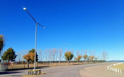 EL MUNICIPIO DE SAN RAFAEL SUMÓ NUEVAS LUCES LED EN LA COSTANERA DE EL NIHUIL