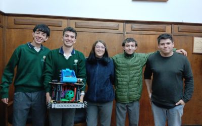 EL INTENDENTE OMAR FÉLIX RECIBIÓ A ALUMNOS SANRAFAELINOS QUE PARTICIPARÁN DE UNA COMPETENCIA ROBOTICA EN PAISES BAJOS