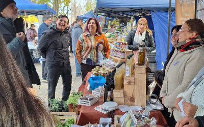 LAS ESCUELAS TÉCNICAS AGROPECUARIAS VENDIERON SUS PRODUCTOS JUNTO A LA FERIA FRANCA
