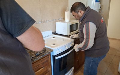 LA PRIMERA LLAMA DEL GASODUCTO: MIGUEL Y GABRIELA YA TIENEN GAS NATURAL EN SU DOMICILIO
