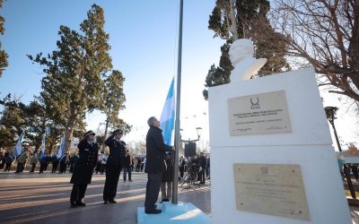 20 DE JUNIO: HOMENAJE A MANUEL BELGRANO Y CELEBRACIÓN DEL DÍA DE LA BANDERA EN SALTO DE LAS ROSAS