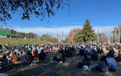 SAN RAFAEL VUELVE A ALENTAR A LA SELECCIÓN ARGENTINA CON PANTALLA GIGANTE EN EL PARQUE