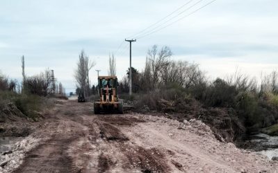 EL MUNICIPIO TRABAJA PARA RECUPERAR LA TRANSITABILIDAD EN LA ZONA DE LOS DOS ALAMOS