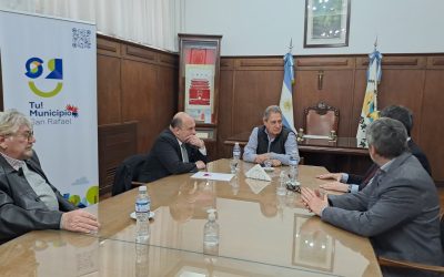 PASO LAS LEÑAS: EL INTENDENTE OMAR FÉLIX RECIBIÓ AL CÓNSUL DE CHILE EN MENDOZA
