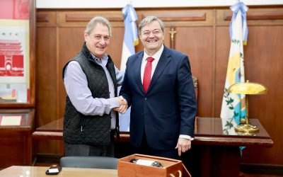 EL INTENDENTE OMAR FÉLIX RECIBIÓ AL NUEVO CÓNSUL GENERAL DE ESPAÑA EN MENDOZA