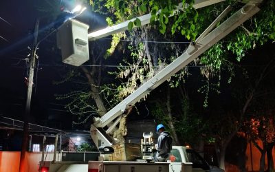 EL MUNICIPIO INCORPORÓ NUEVAS LUMINARIAS LED EN EL BARRIO RUCA HUE