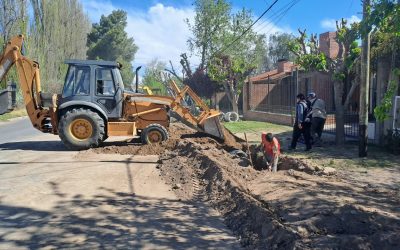 EL MUNICIPIO REALIZA DESAGÜES EN CALLE SUETA, TAREAS DE PREVENCIÓN ANTE EL SÚPER NIÑO Y MÁS CONTROLES EN LOTEOS