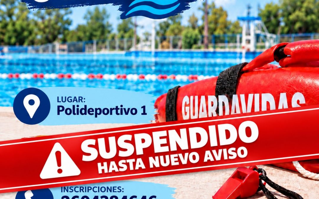 SE REPROGRAMA EL INICIO DEL CURSO DE GUARDAVIDAS