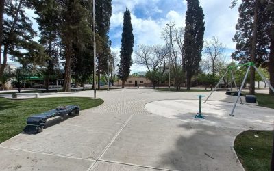LA RENOVACIÓN DE PLAZA JULIO RUIZ DE ATUEL NORTE ENTRÓ EN SU ETAPA FINAL