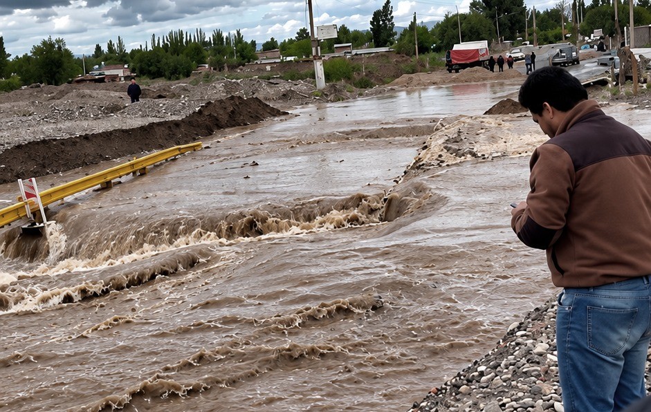 PASO DE POBRE DIABLO: SE DESMONTARON LOS FUSIBLES PARA QUE PUEDA CORRER LA GRAN CANTIDAD DE AGUA