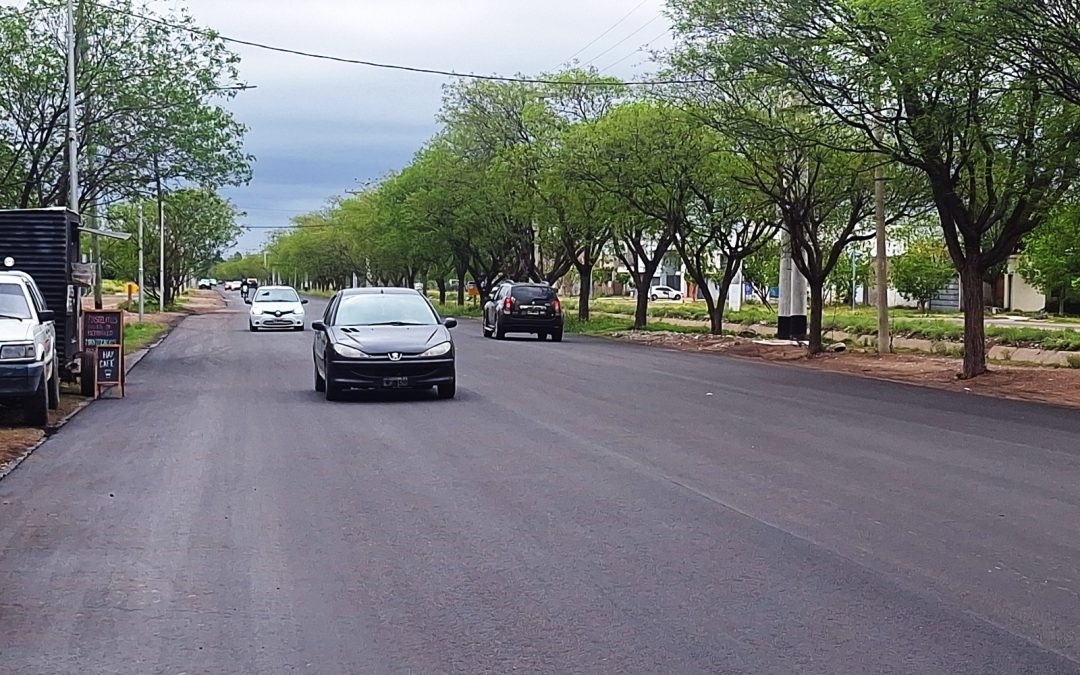YA ESTÁ HABILITADO EL NUEVO ASFALTO Y ENSANCHE DE LA AVENIDA RAWSON