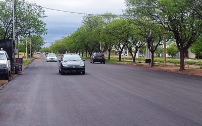 YA ESTÁ HABILITADO EL NUEVO ASFALTO Y ENSANCHE DE LA AVENIDA RAWSON