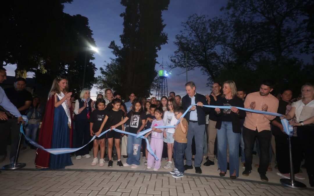 EL MUNICIPIO INAUGURÓ LA RENOVADA PLAZA JULIO RUIZ DE ATUEL NORTE: UN NUEVO ESPACIO PARA EL ENCUENTRO DE LOS VECINOS